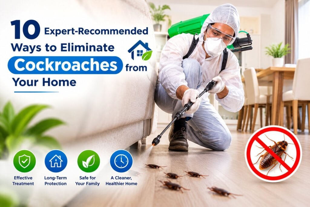 10 Expert-Recommended Ways to Eliminate Cockroaches from Your Home