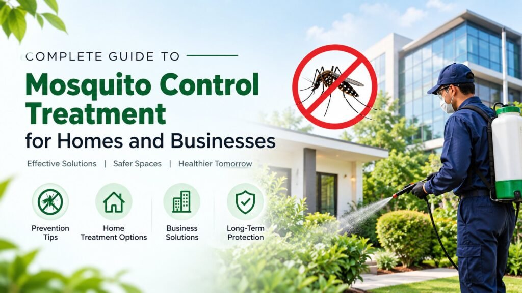 Complete Guide to Mosquito Control Treatment for Homes and Businesses