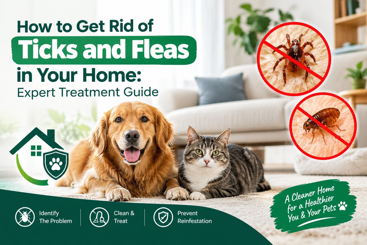 How to Get Rid of Ticks and Fleas in Your Home Expert Treatment Guide